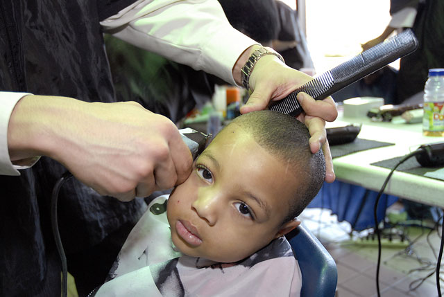 Enduring a Haircut at the YWCA