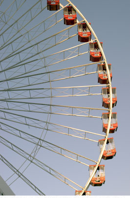 The Ferris wheel at Navy Pier