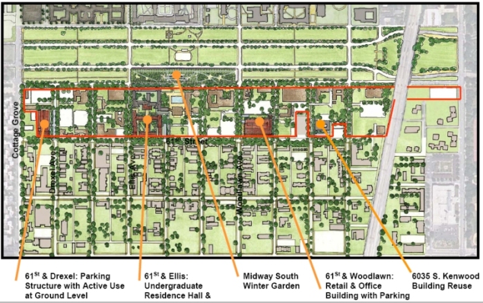 University of Chicago's south campus development plan