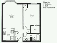 The Bluejay floor plan at The Woodlands